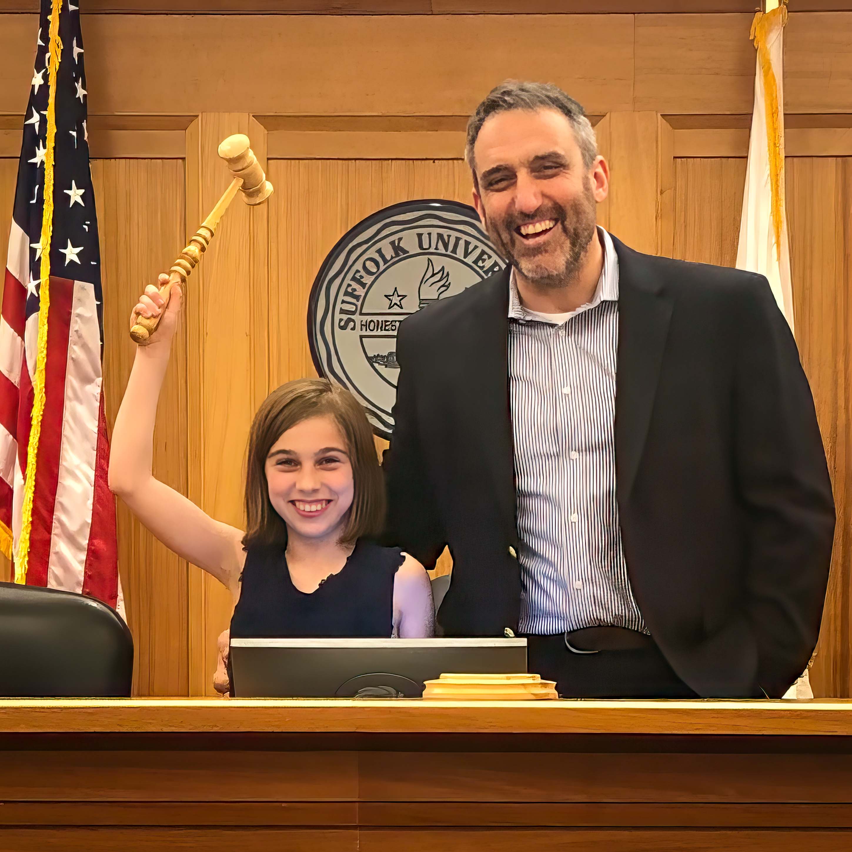 Josh Tarsky, Attorney, and his daughter
